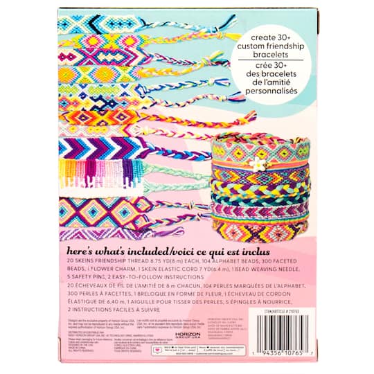 Bead Bracelet Stmt Friendship Bracelet Kit String Bracelet Kit